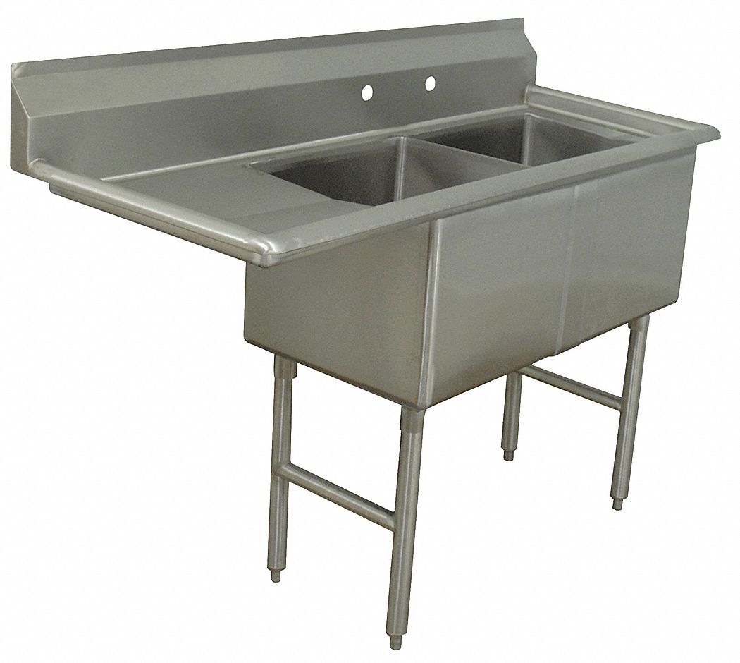 What Is A Scullery Sink ADVANCE TABCO Stainless Steel Scullery Sink, Without Faucet, 16 Gauge