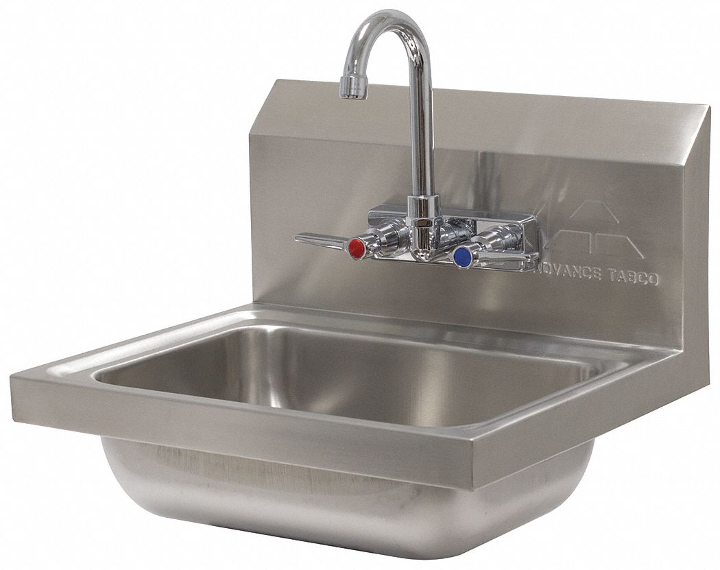 Advance Tabco, 1 gpm Flow Rate, Hand Sink 11U3977PS60 Grainger