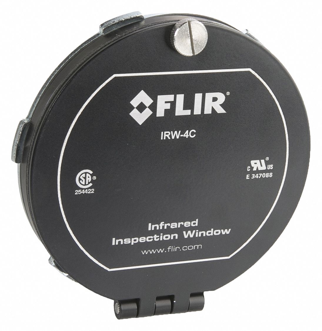 FLIR, Aluminum, Aluminum, 41/2" Round Infrared Window 11Y560IRW4C Grainger
