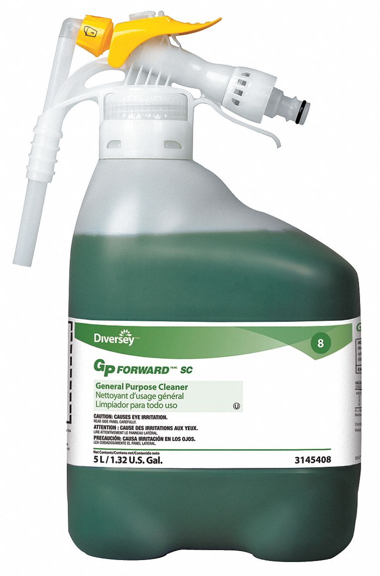 DIVERSEY All Purpose Cleaner For Use With JFlx Chemical Dispenser, 1