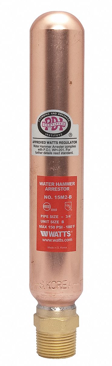 WATTS 3/4 LF15M2B Water Hammer Arrestor,3/4 In MNPT,Copper eBay
