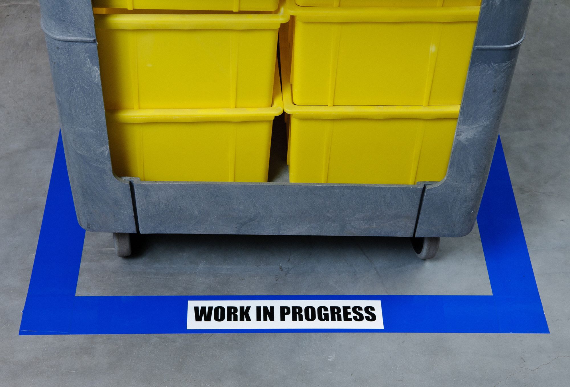 BRADY Floor Marking Tape Gen Purpose, Solid, Blue, 2 in x 100 ft, 8