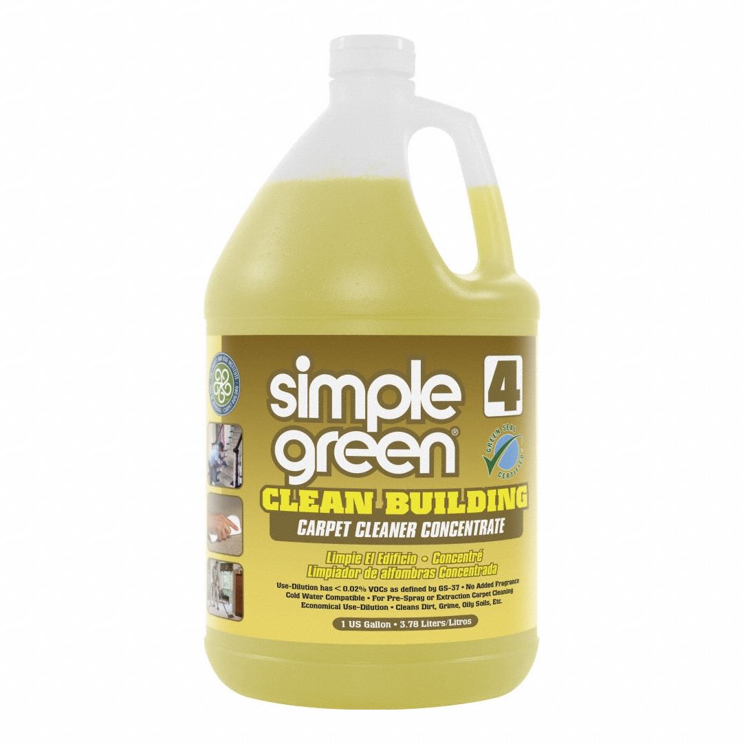 SIMPLE GREEN, Jug, 1 gal, Carpet Cleaner 2GVN81210000211201 Grainger