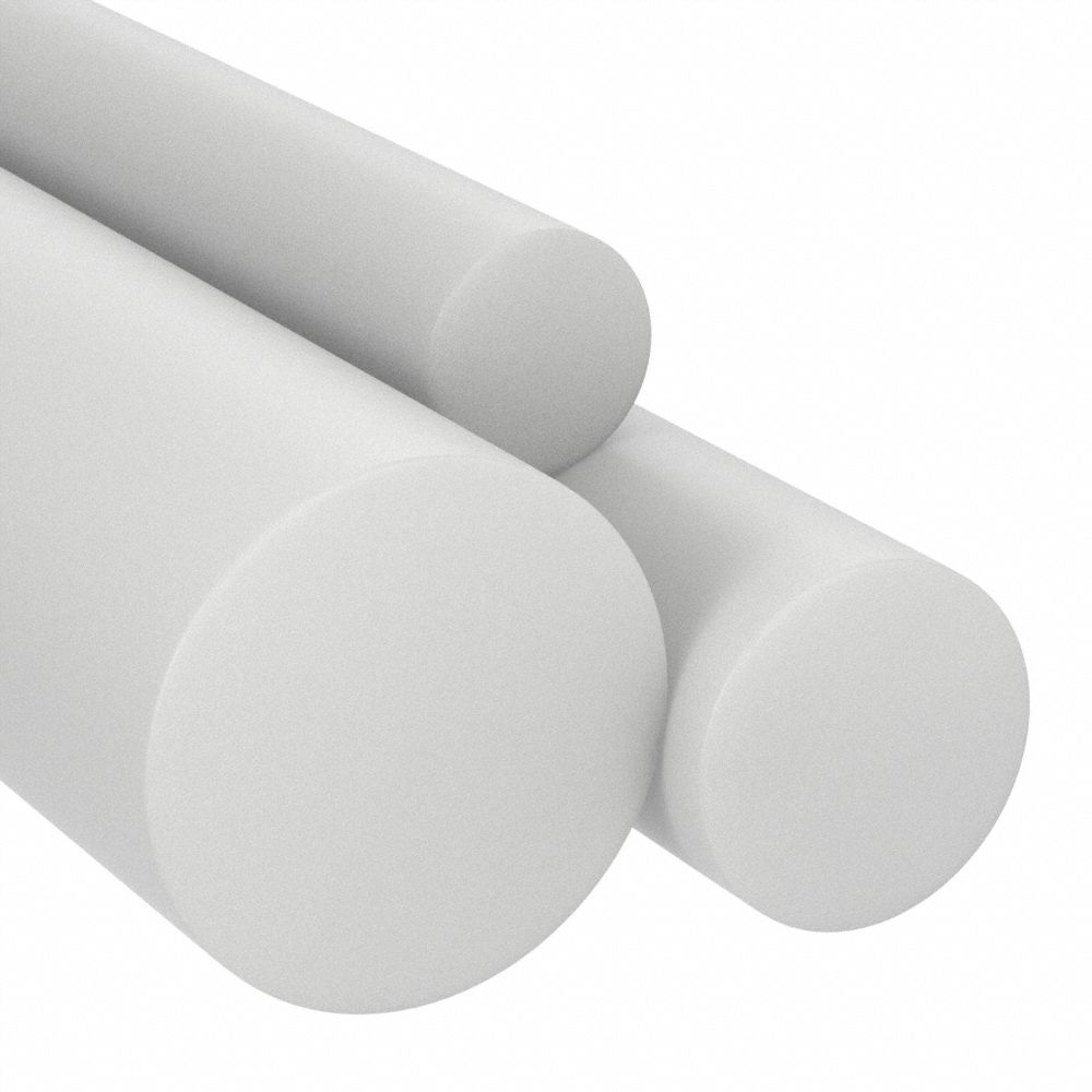 Plastic & Rubber Round Rods Acetal Plastic Rod Natural Long 3/4 Inch