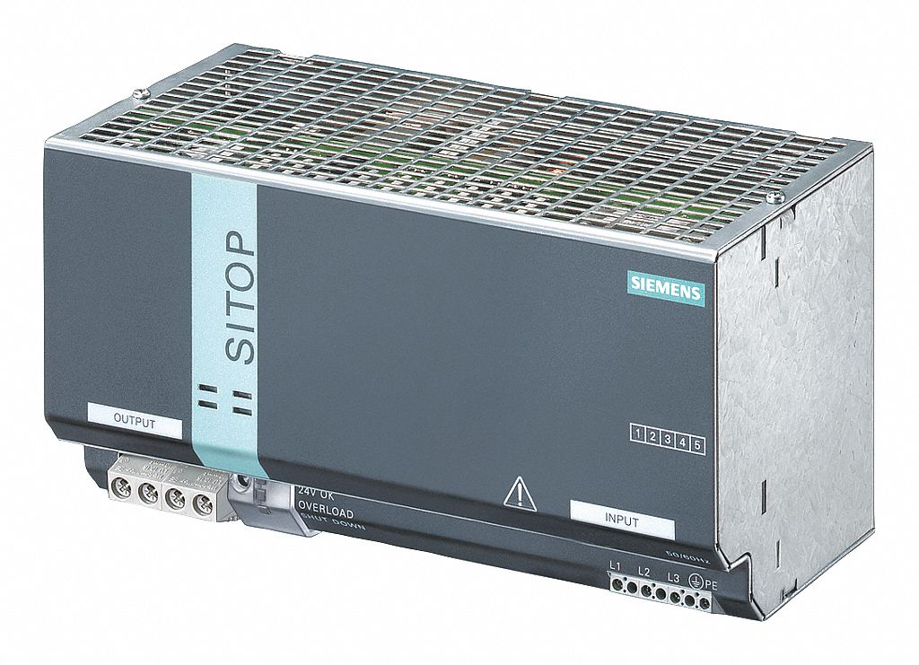 SIEMENS DC Power Supply, Style Switching, Mounting DIN Rail 12A049