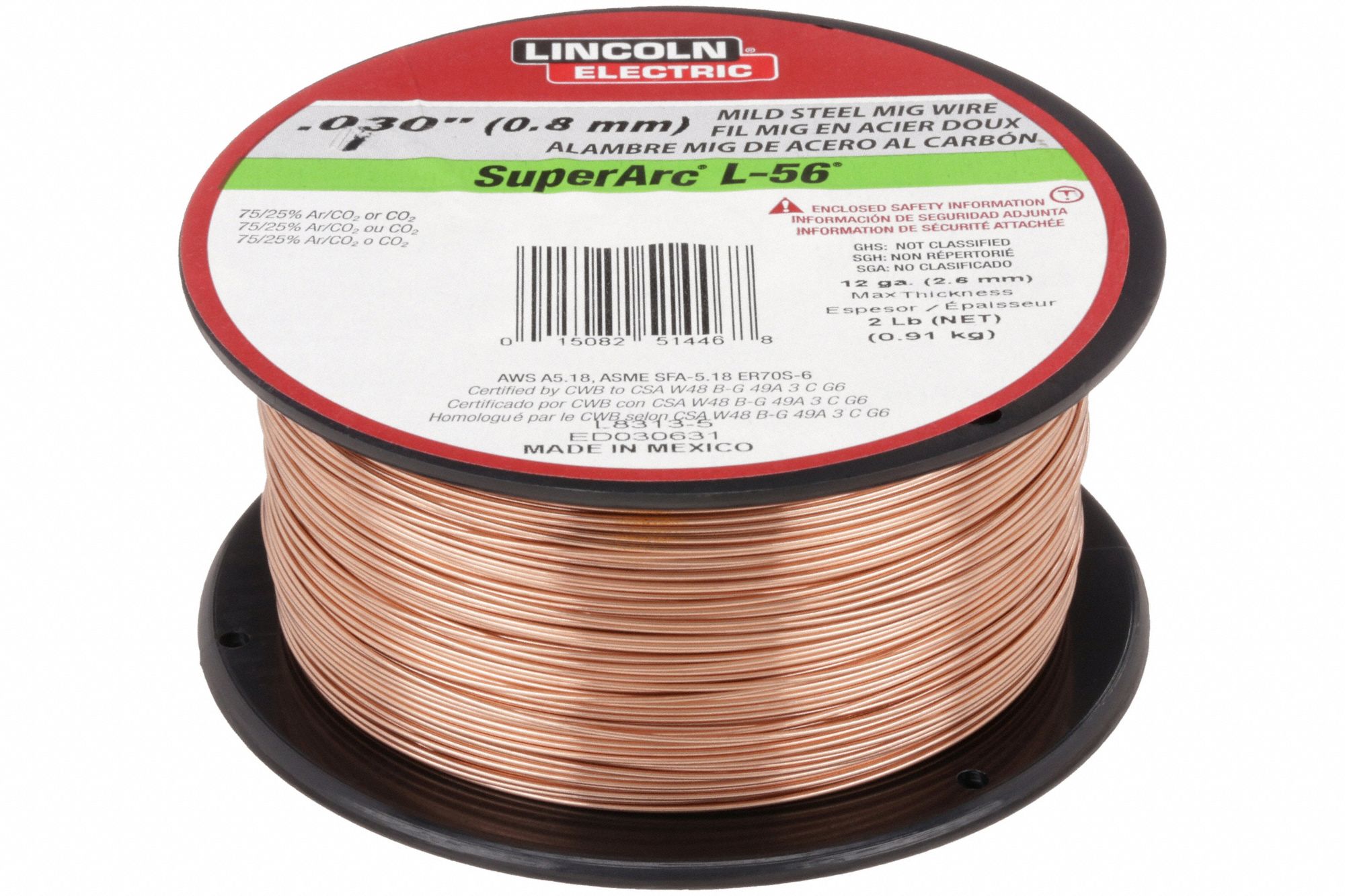 Lincoln Electric SuperArc L56 ER70S6 MIG Welding Wire For, 46 OFF