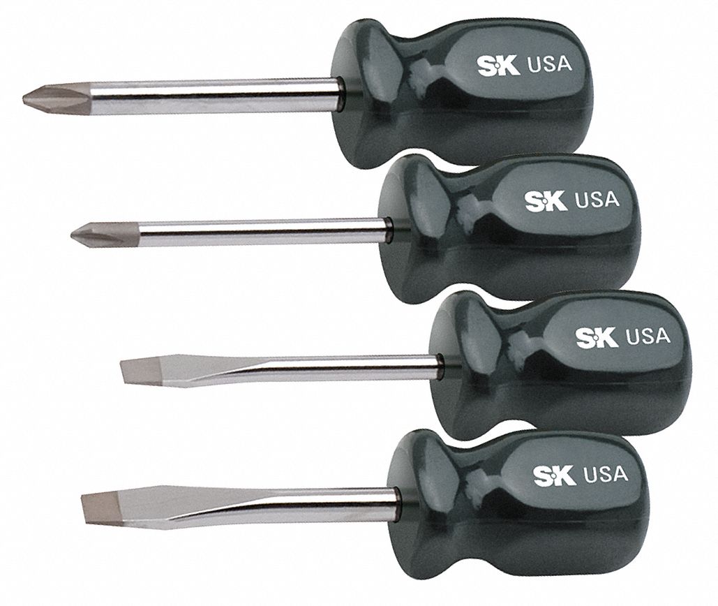 SK PROFESSIONAL TOOLS, Screwdriver Set 12D23986325 Grainger