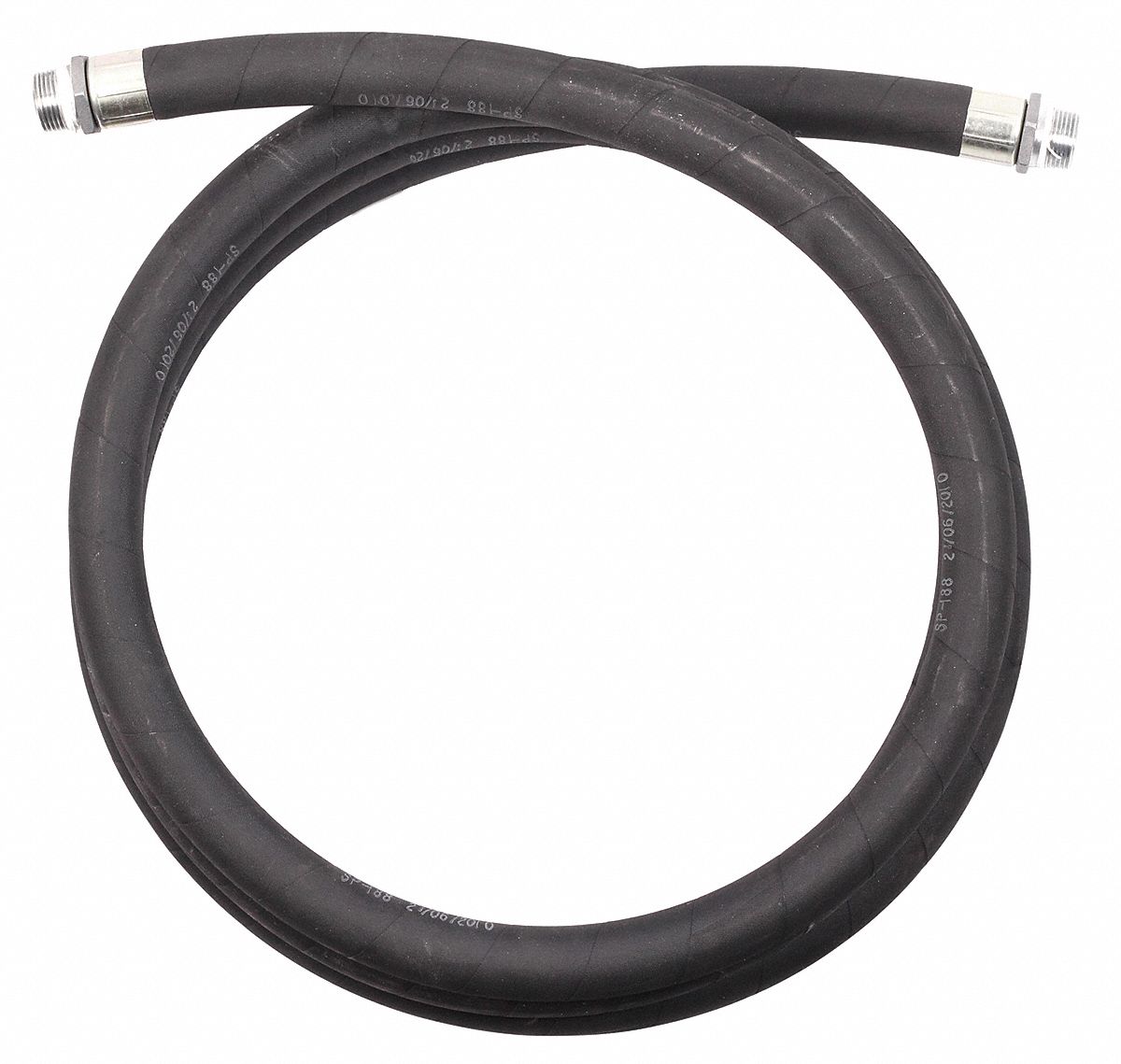DAYTON, 3/4 in x 12 ft Hose Size, Rubber, Fuel Hose 12F73112F731 Grainger