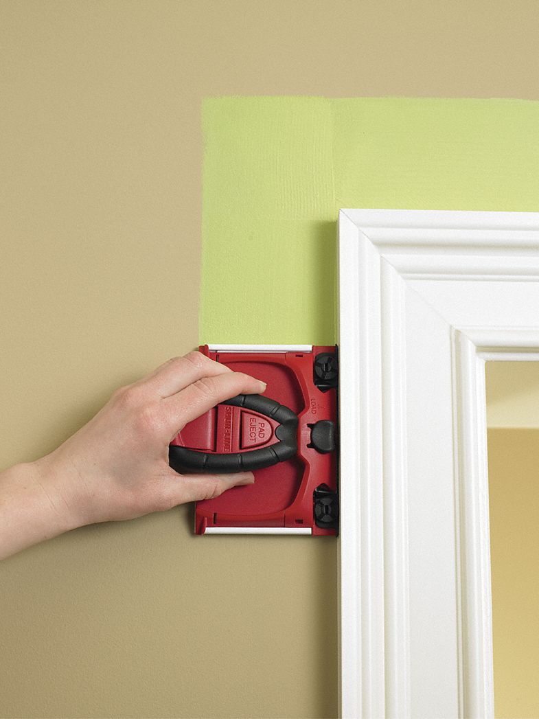 SHURLINE 4 3/4 in x 3 3/4 in Plastic Paint Edger, Red/Black; For Use With All Paints And Stains