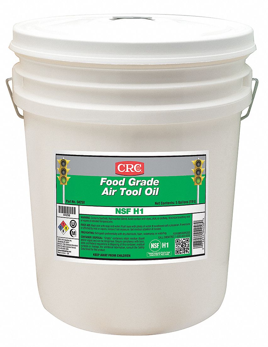 Air Tool Oil, Synthetic Base Oil, 5 gal Grainger