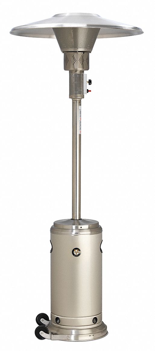 CROWN VERITY Portable Gas Patio Heater Portable Gas Patio Heater, 12