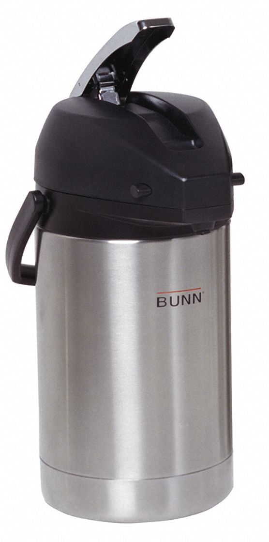 BUNN, 84 oz, LeverAction Pour, Airpot 12H094AIRPOT Grainger