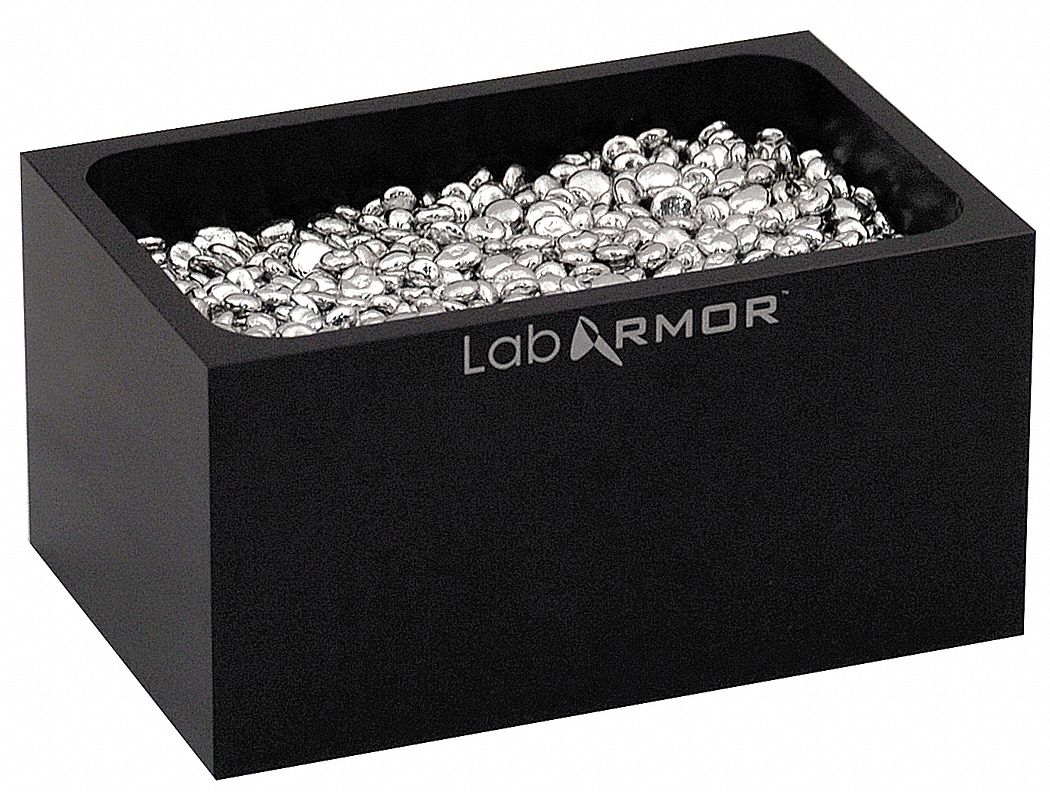 LAB ARMOR Bead Block Double Black 12L06152200BLK Grainger