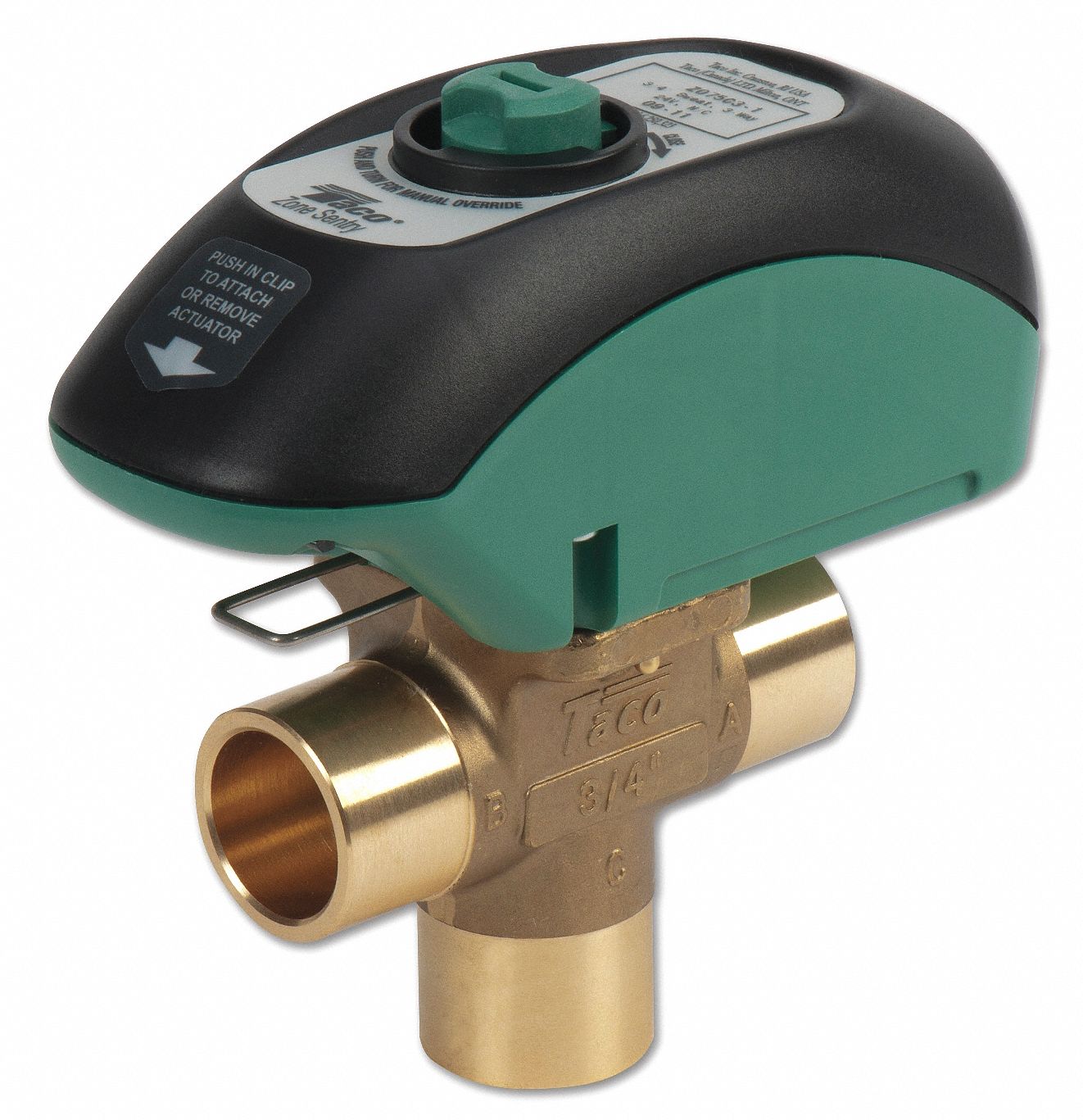 TACO, NPT 1, Motorized Zone Valve - 12M829|V100T3G1ZA024Q4A2 - Grainger