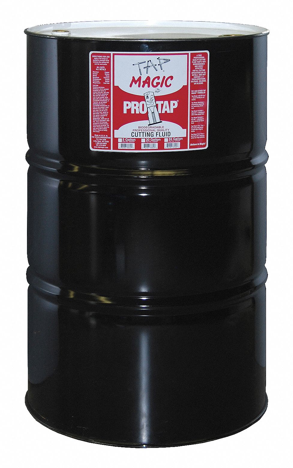 TAP MAGIC Liquid, Cutting Oil, Vegetable Oil, 55 gal., Drum 12N699