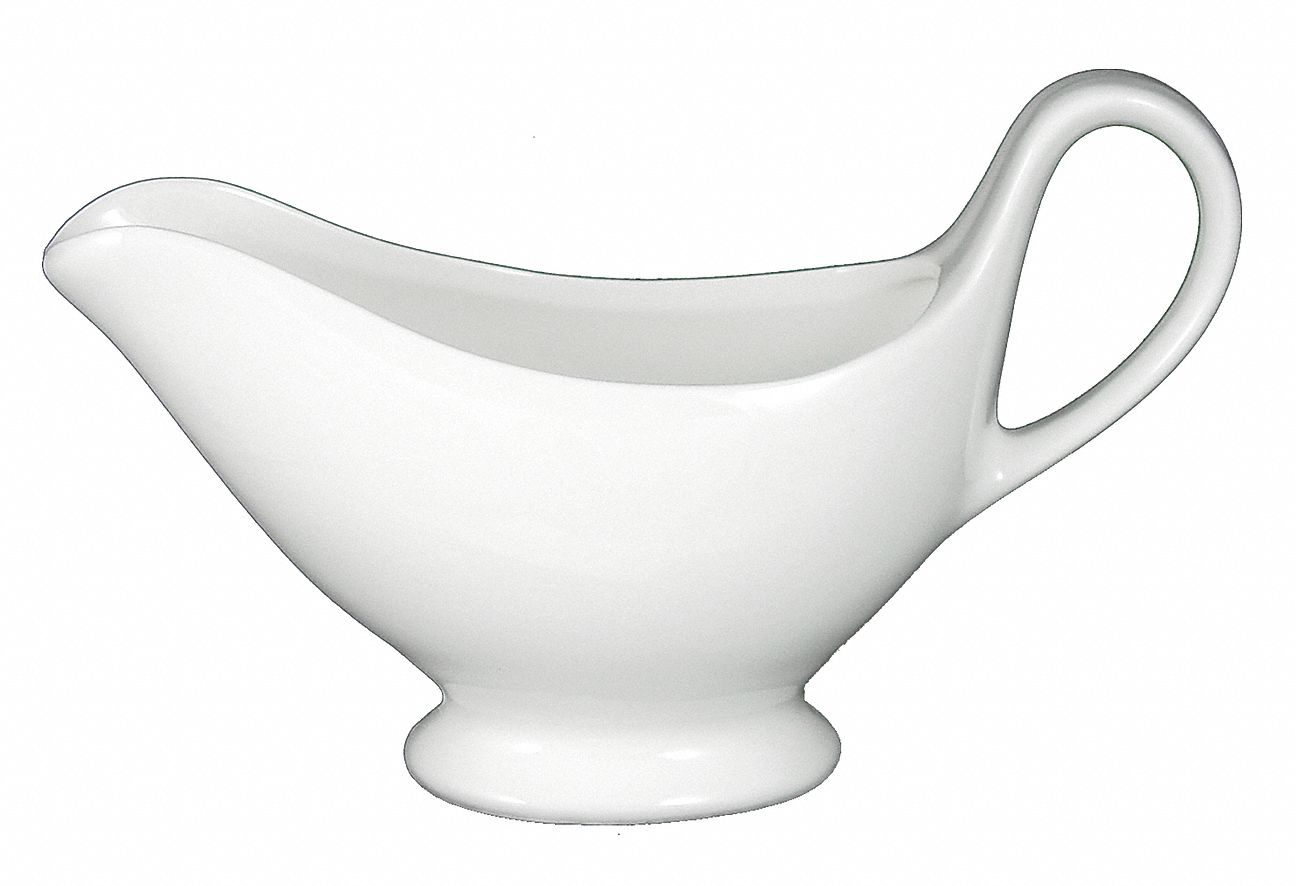 ITI, 12 oz Capacity, 8 in Dia, Sauce Boat 12R918SB8EW Grainger