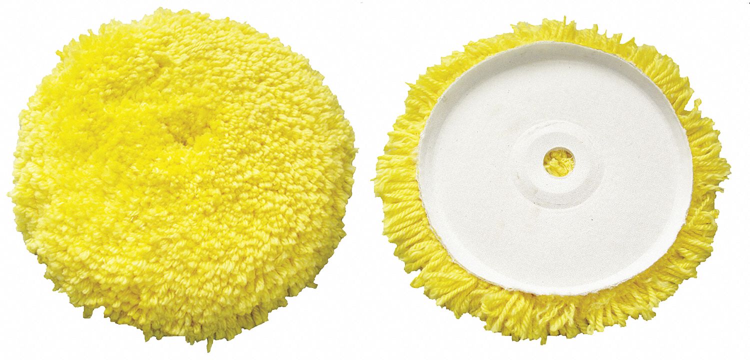 HookandLoop, 7 1/2 in Outside Dia, Polishing Pad 12U07112U071