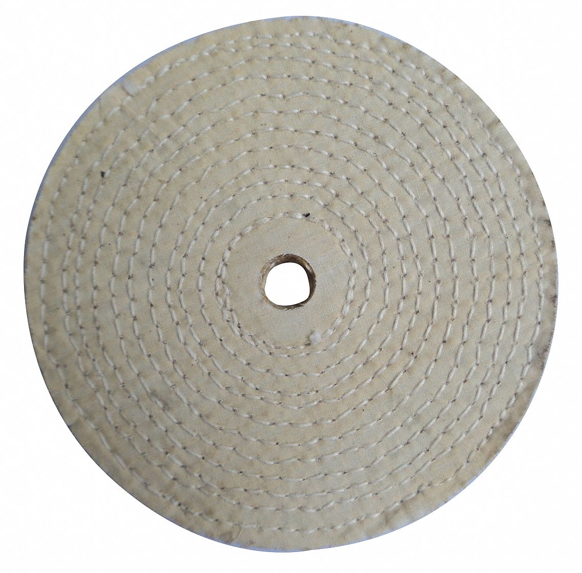 GRAINGER APPROVED Buffing Wheel Spiral Sewn, Sisal, 10 in Dia, 1/2 in