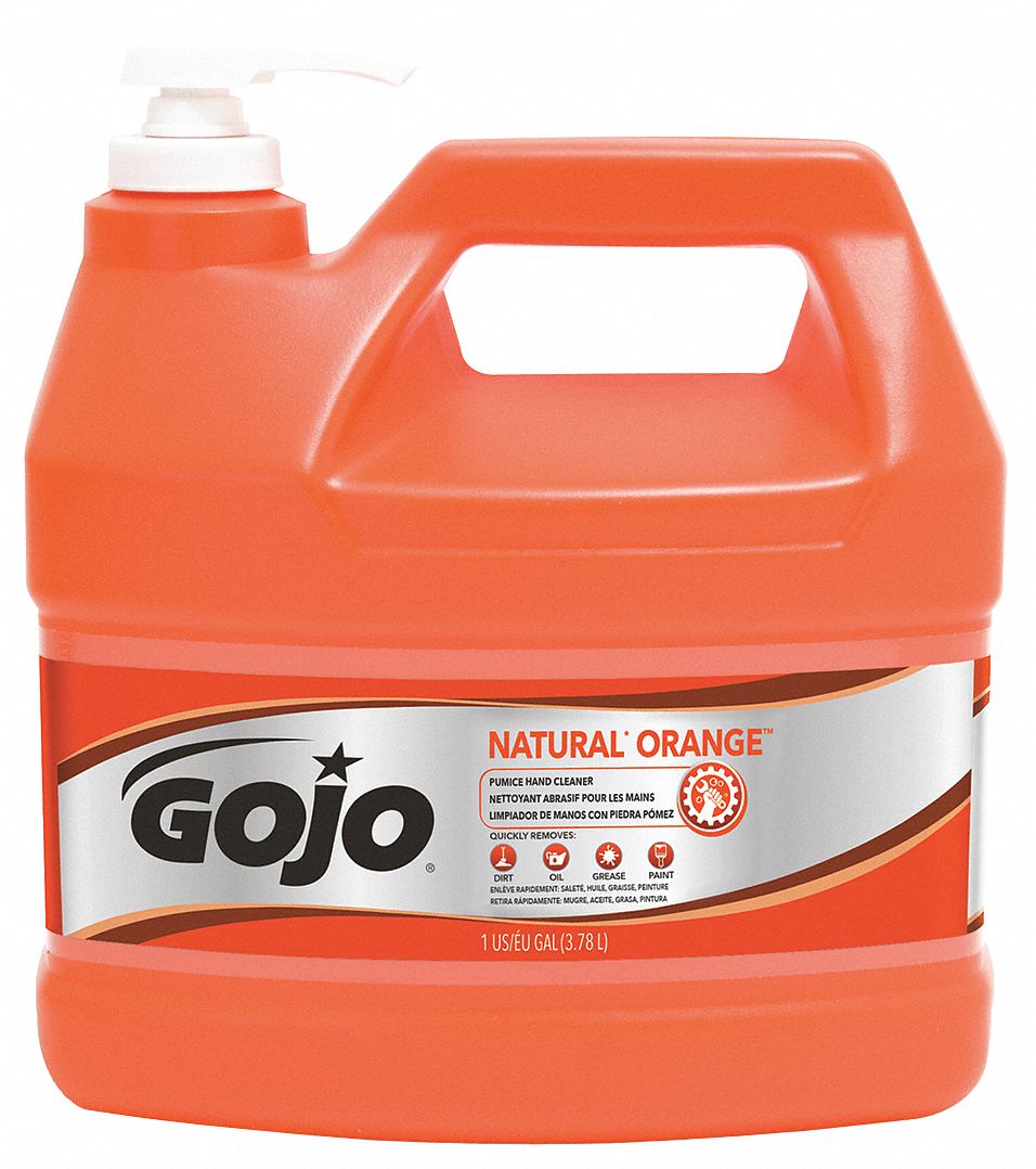 GOJO Citrus, Liquid, Hand Soap, 1 gal, Pump Bottle, None 12V4090955