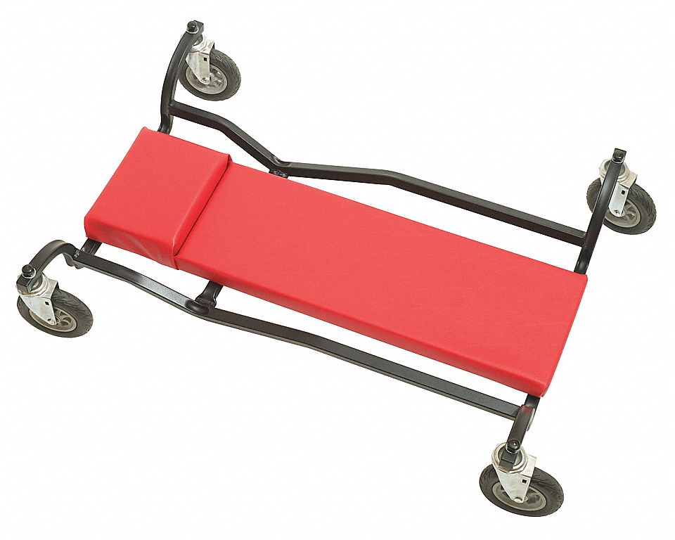 WHITESIDE CREEPER W PNEUMATIC WHEELS,FRAME 40 IN, 8 3/4 IN H, POWDER