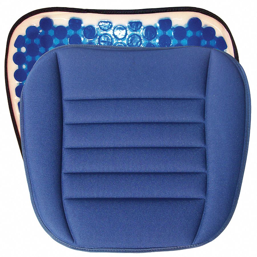 IMPACTO Seat Cushion, AntiVibration, 18x16 In. 12Z329907GEL Grainger