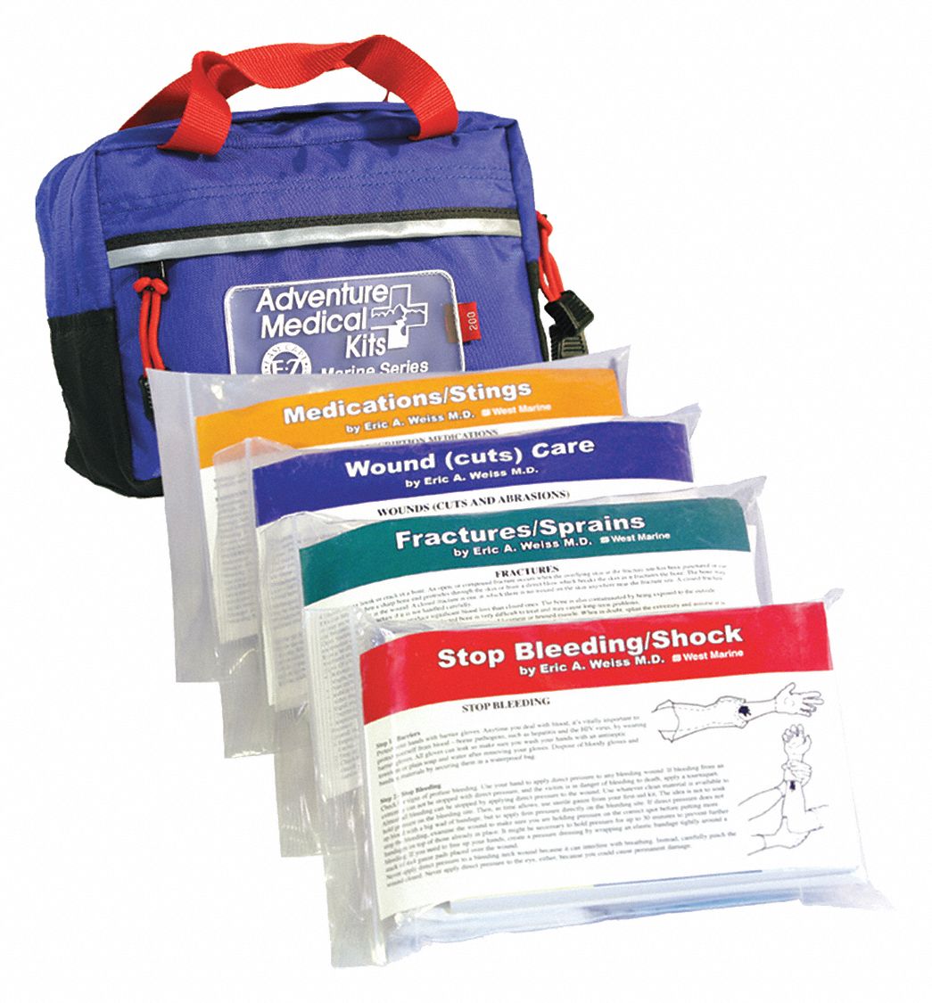 ADVENTURE MEDICAL KITS Emergency Medical Kit, 1 to 6 People Served