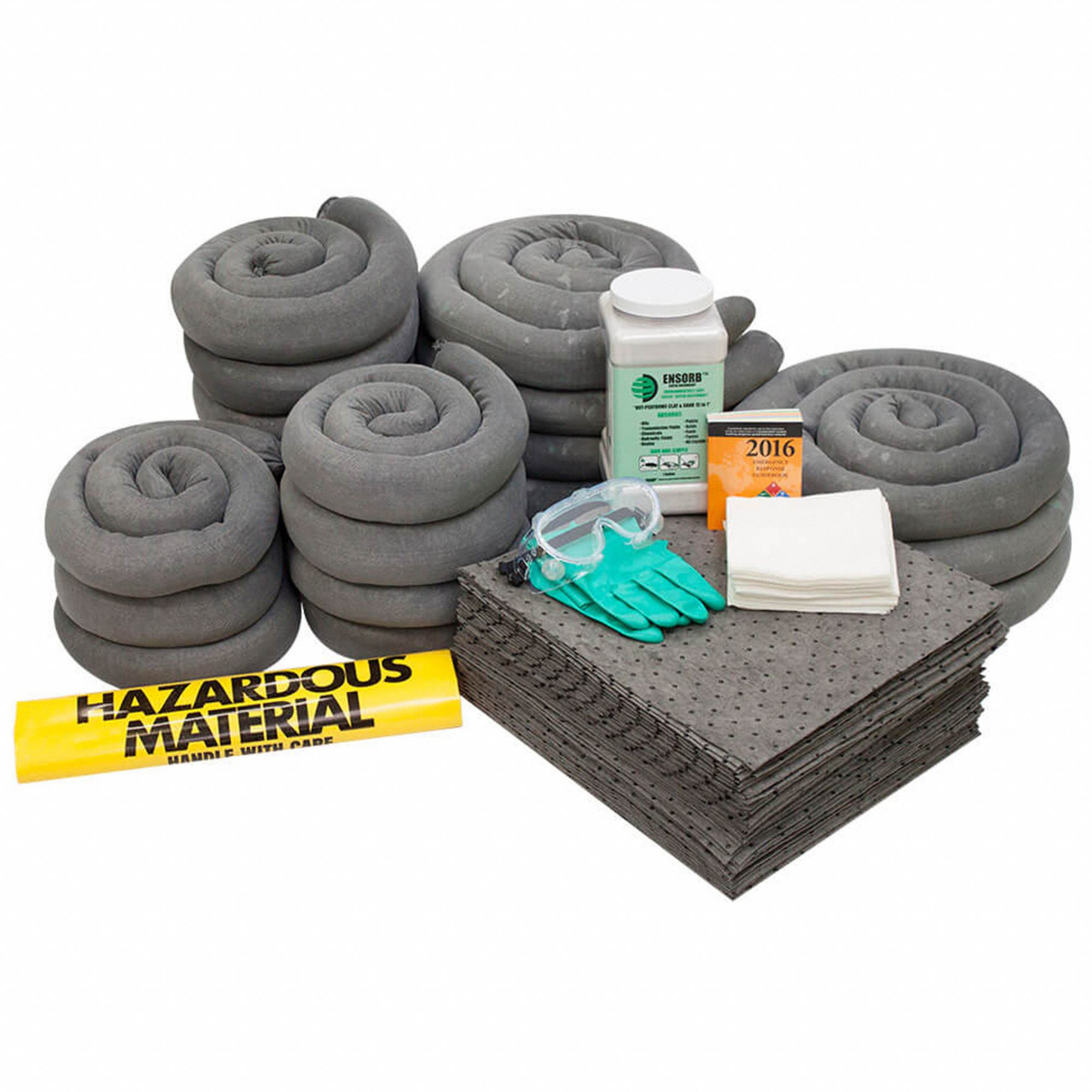 ENPAC, 41 gal Volume Absorbed Per Kit, (2) Goggles/(2) Pairs of Nitrile