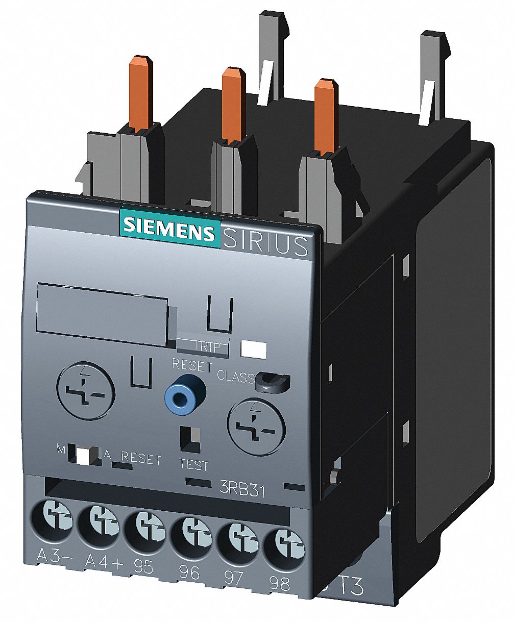 SIEMENS IEC Style Overload Relay, 10.0 to 40.0A, 3 Poles, Auto, Manual