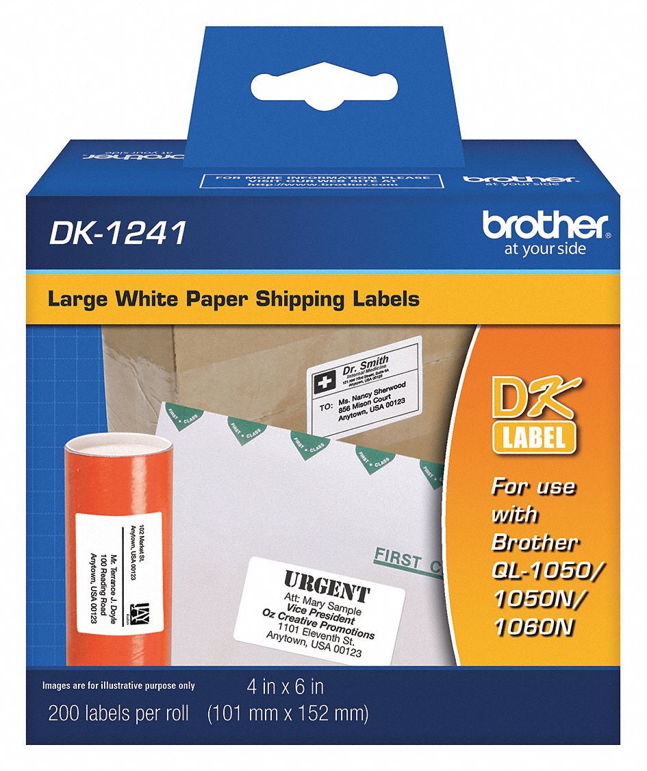 BROTHER Direct Thermal Label Rolls, Printer Compatibility Desk Top