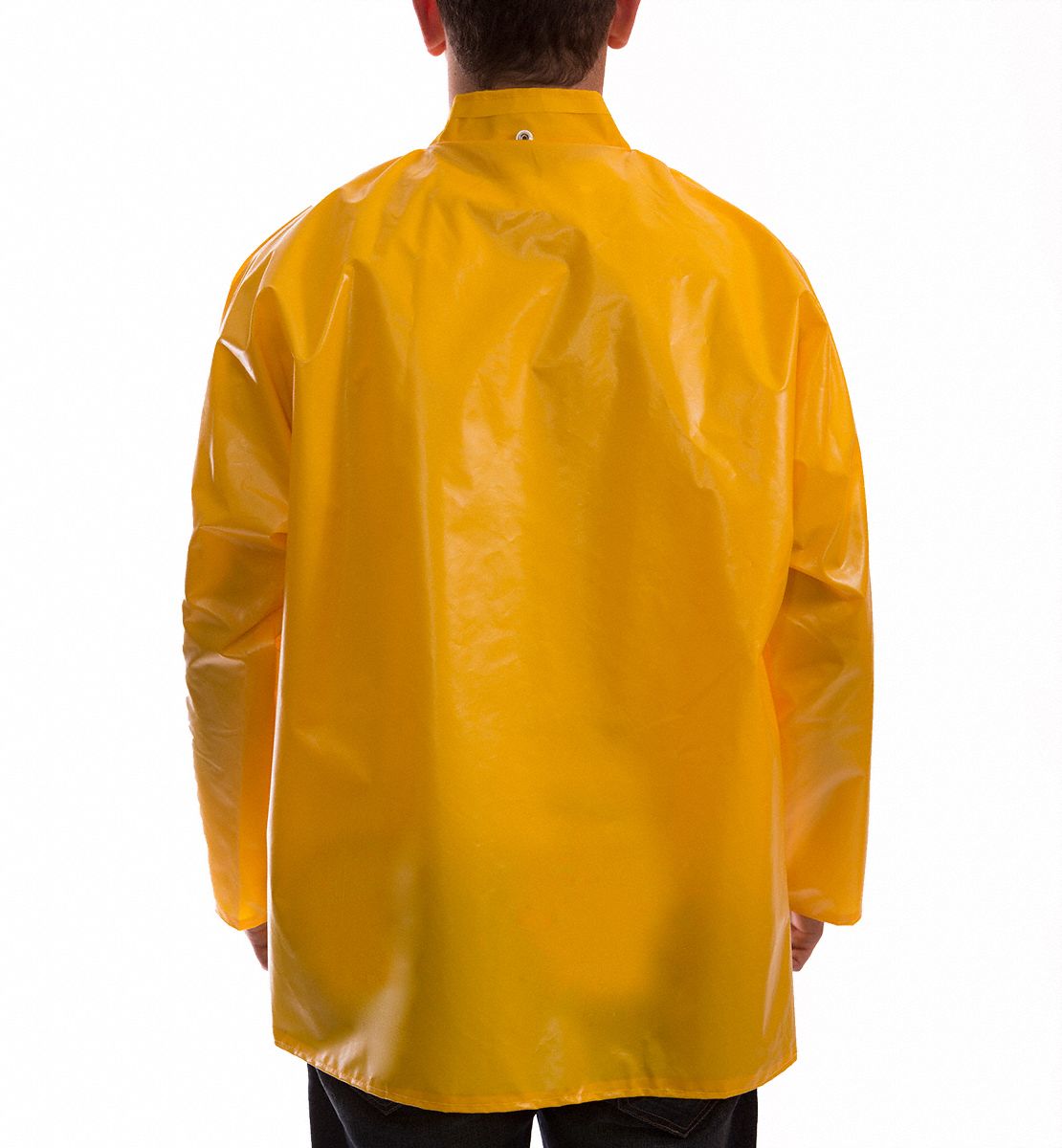 TINGLEY Rain Jacket with Hood Snaps Rain Jacket, M, Yellow, Snaps with