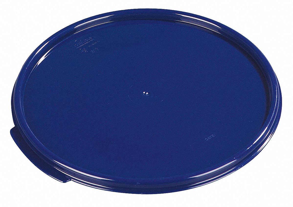 CARLISLE, 22 qt Capacity, Royal Blue Body, Food Storage Container Lid