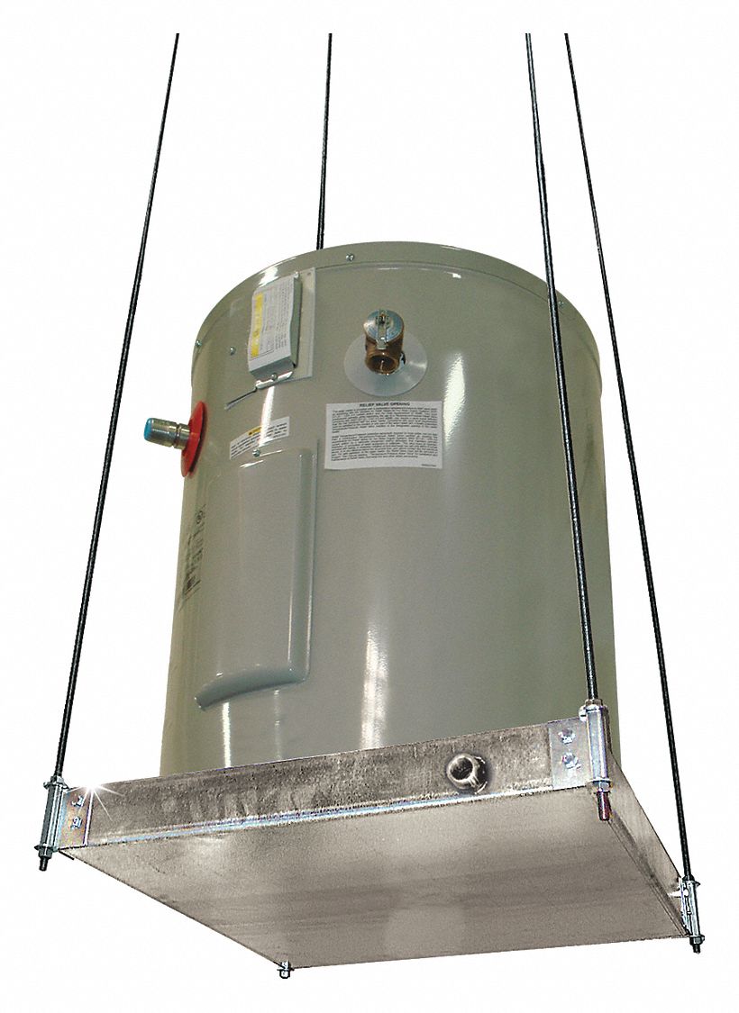 GRAINGER APPROVED Steel Suspended Water Heater Platform, For Use With