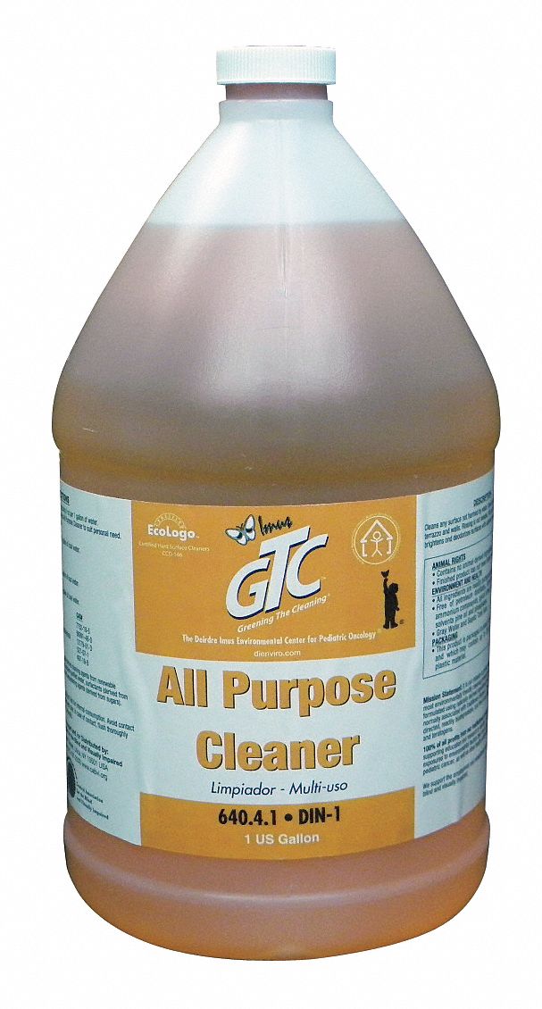 GREENING THE CLEANING All Purpose Cleaner, 1 gal, Jug, Liquid, Primary