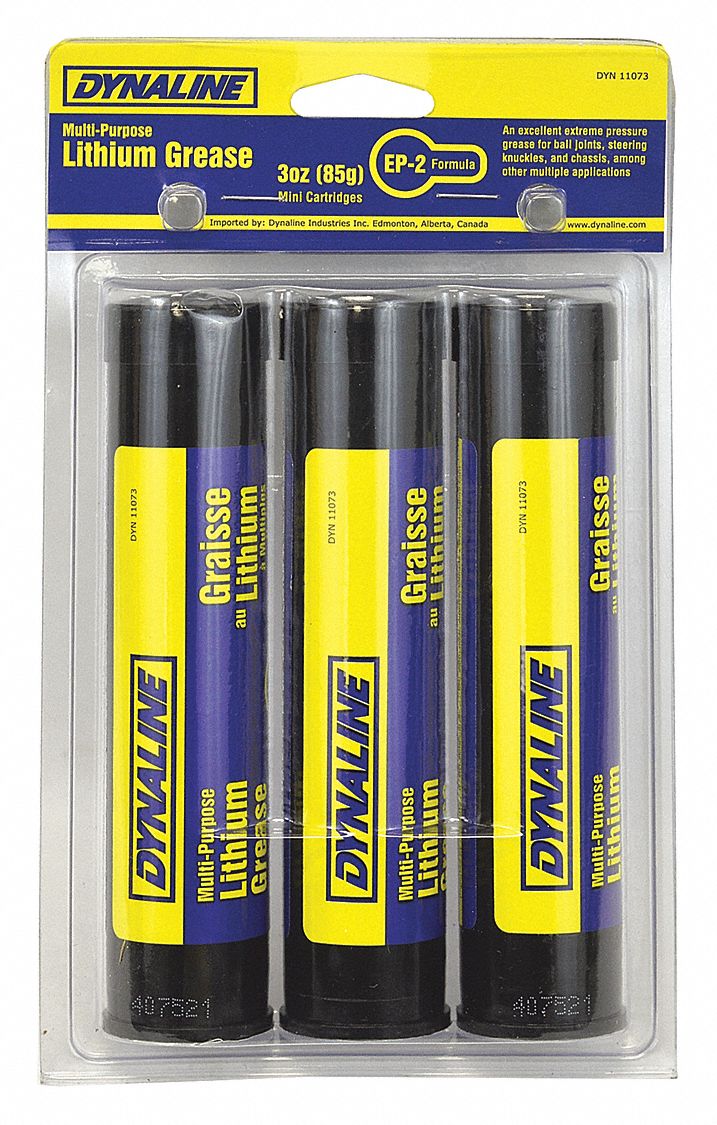 DYNALINE GREASE TUBE 3OZ (85G) 3/PKG Grease Gun Accessories