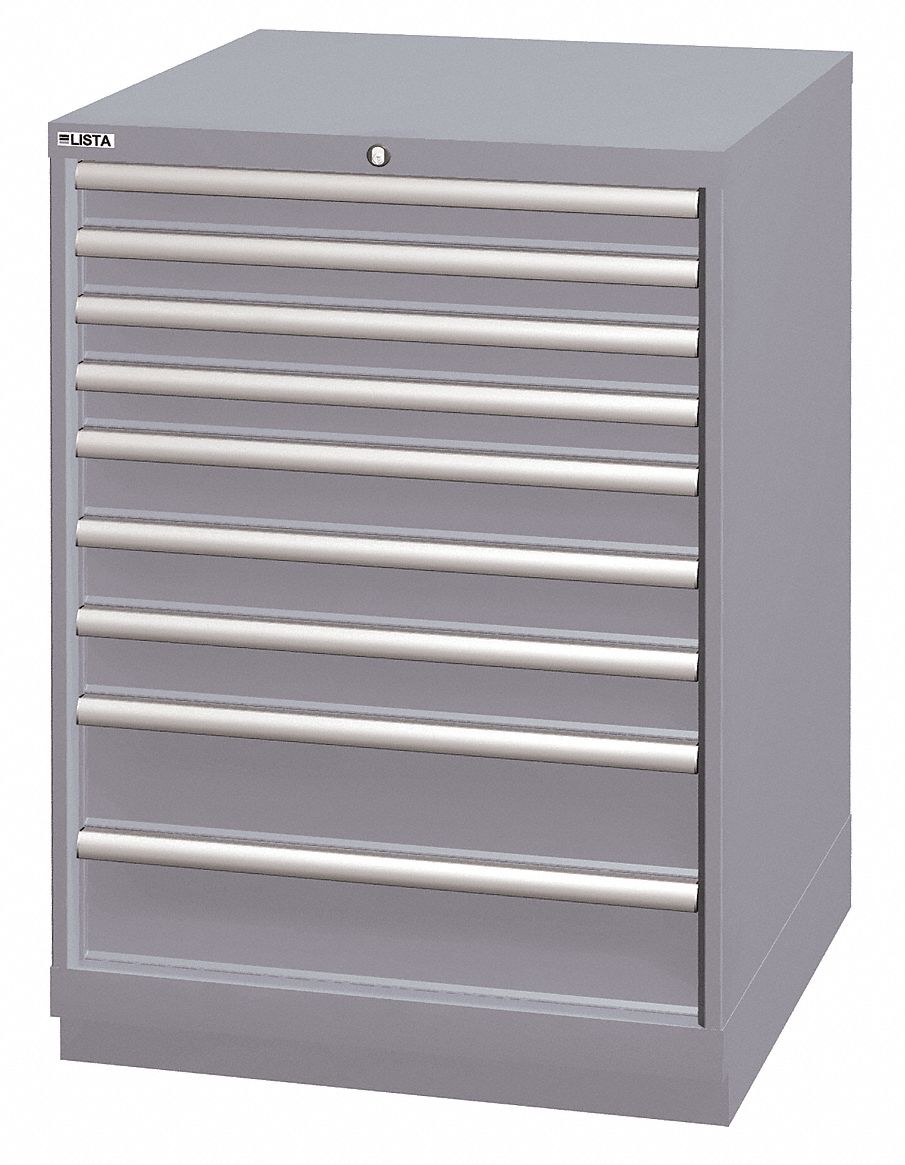 LISTA, 28 1/4 in x 28 1/2 in x 39 3/8 in, 9 Drawers, Modular Drawer