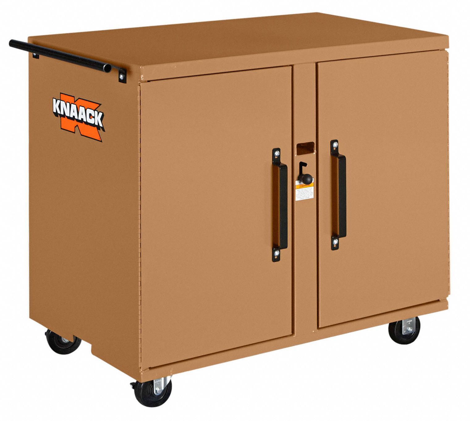 KNAACK Mobile Workbench, Steel, 25 in Depth, 37 1/2 in Height