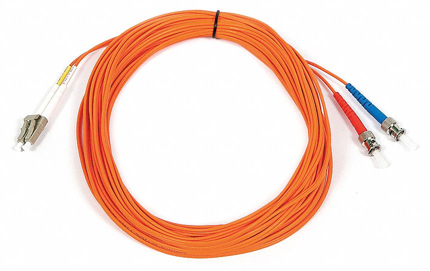 MONOPRICE Fiber Optic Patch Cord, MultiMode, Duplex, 10 m Length
