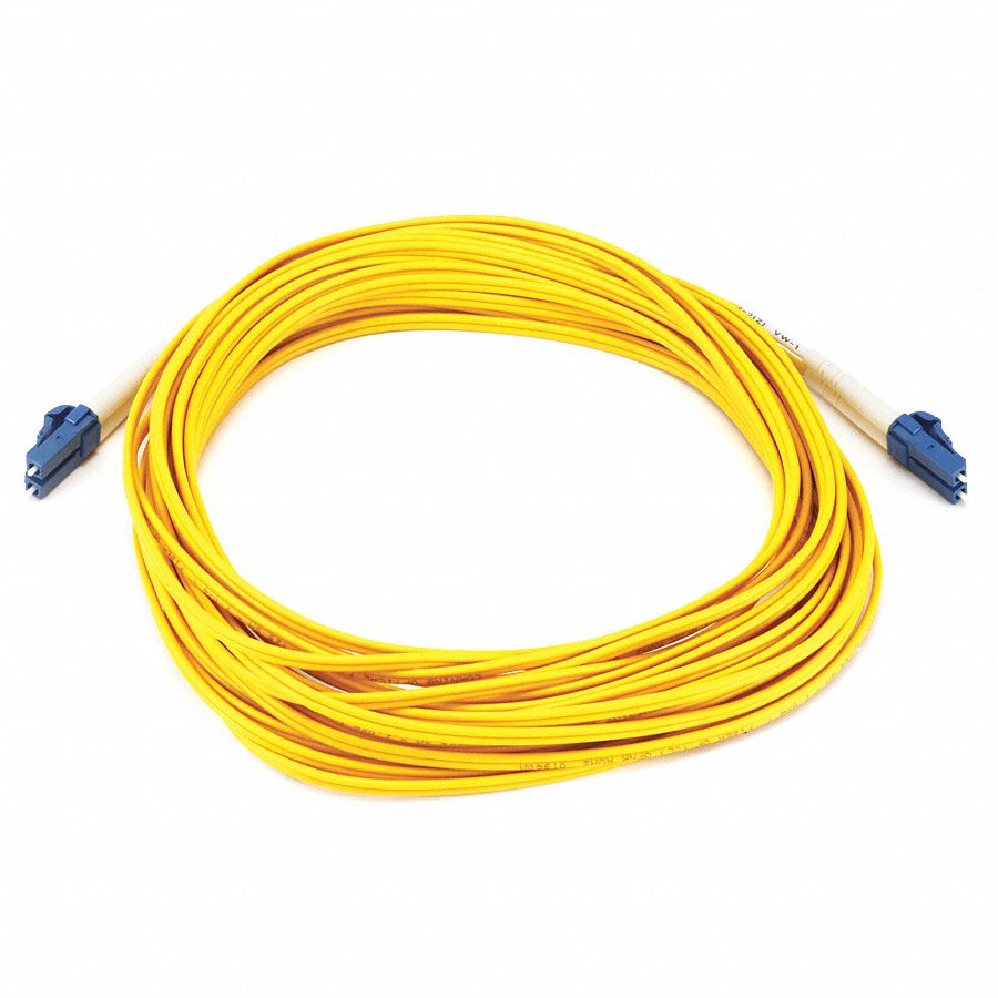 MONOPRICE Fiber Optic Patch Cord, Single Mode, Duplex, 10 m Length