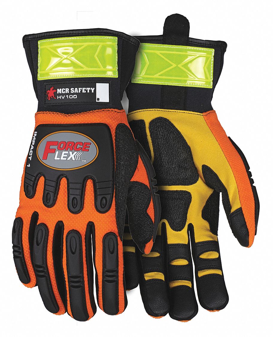 MCR SAFETY, L ( 9 ), Riggers Glove, Mechanics Gloves 13V948HV100L