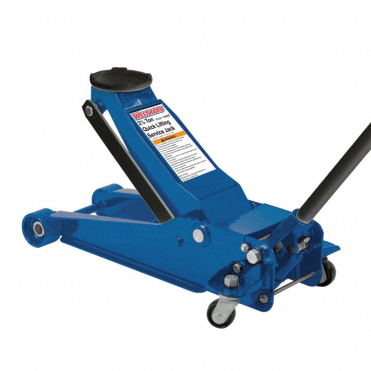 WESTWARD HeavyDuty Steel Hydraulic Service Jack with Lifting Capacity