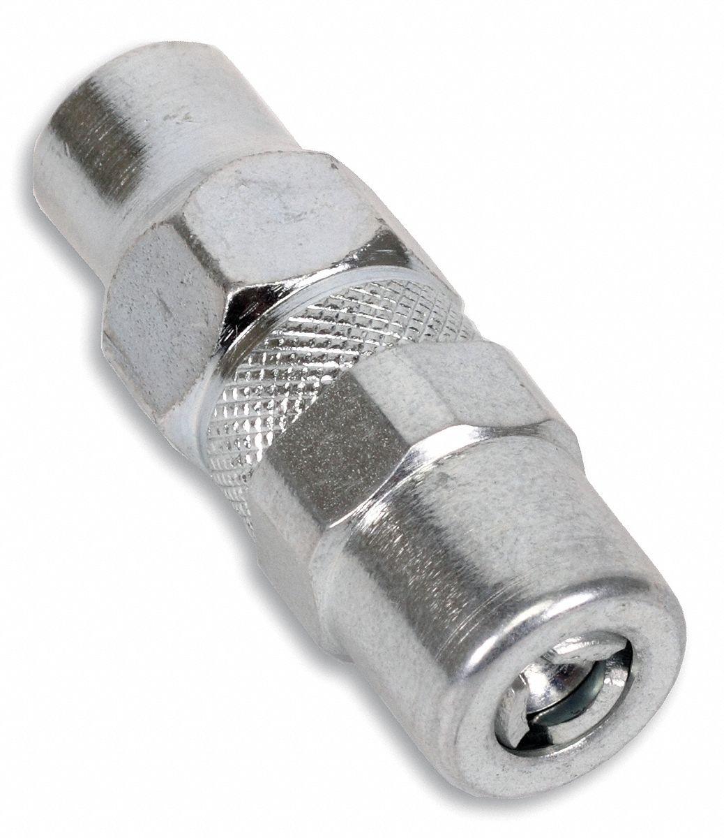 WESTWARD Grease Coupler 3Jaw, 7,500 psi Max. Pressure, 1/8 FNPT