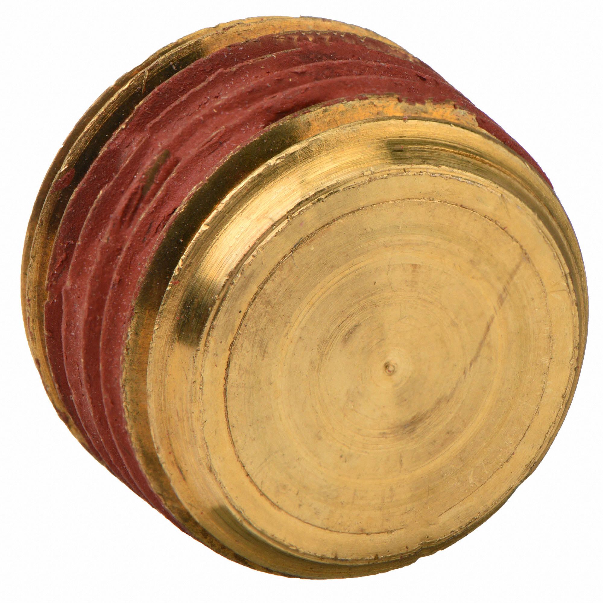 PARKER Brass Countersink Plug, MNPT, 1/2 in Pipe Size, 1 EA 13Y815