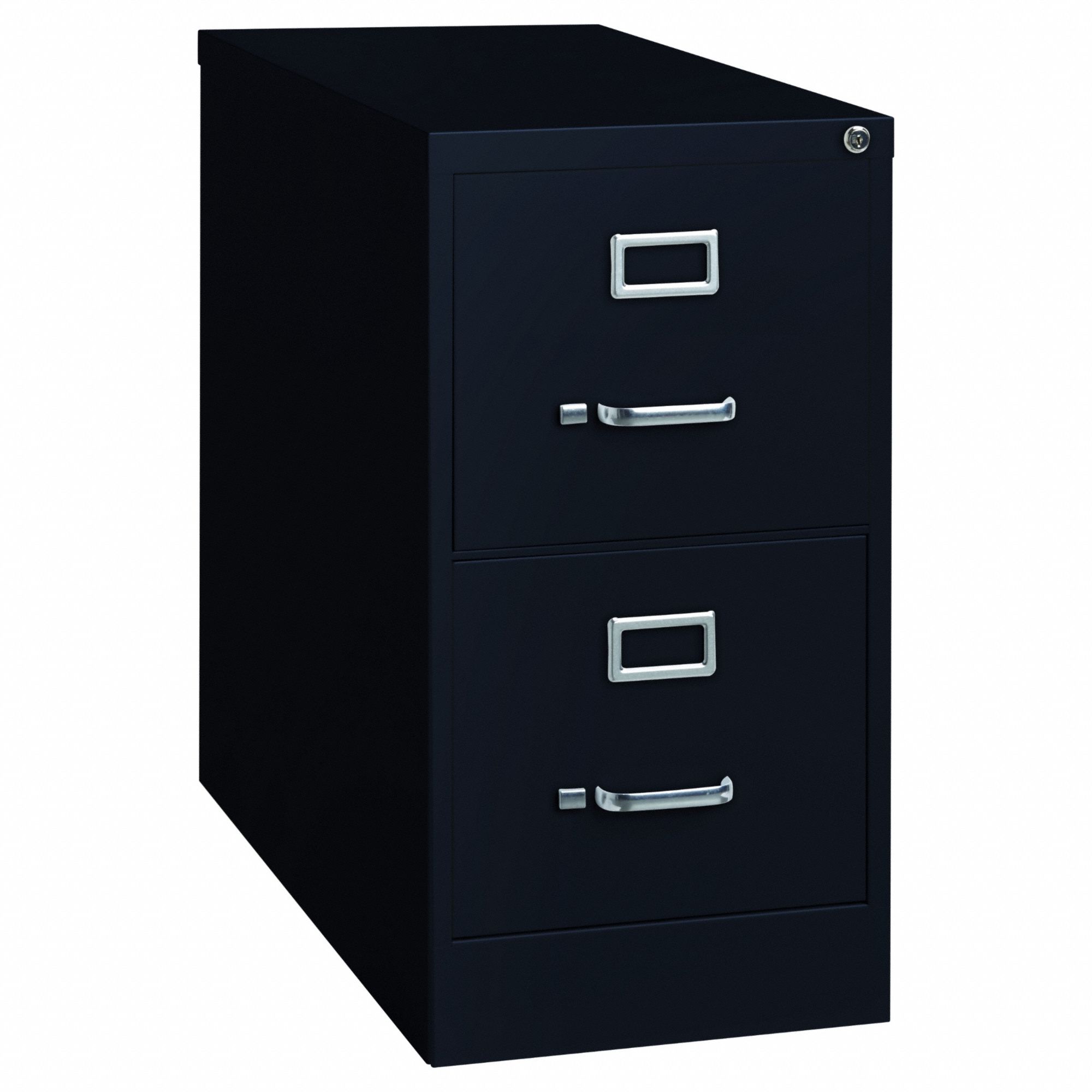 HIRSH, Black, 2 Drawers, Vertical File 415G1814416 Grainger