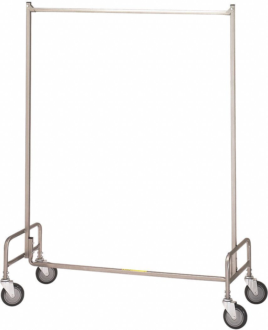 R&B WIRE PRODUCTS INC. SINGLESIDED MOBILE COAT RACK,651/2" H Coat Racks RWR704 704