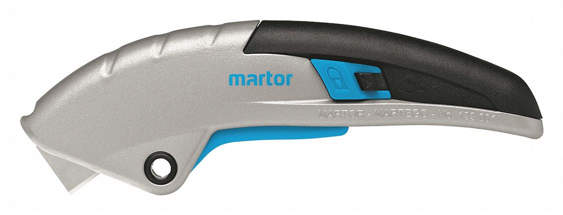 MARTOR Retractable 6-1/4" Safety Knife, 1 EA - 147T35|122001.02 - Grainger