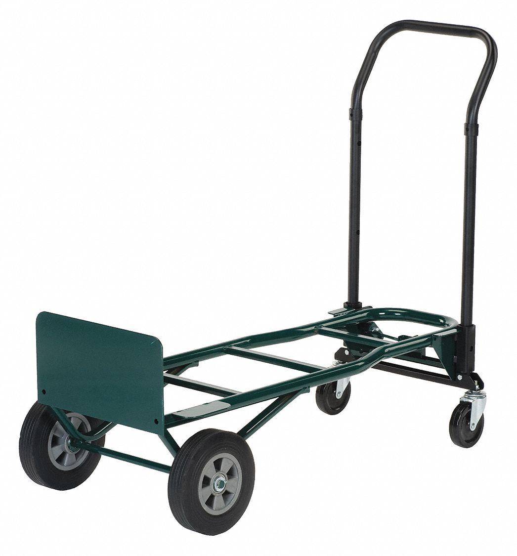 HARPER, Solid Straight, Convertible Hand Truck,4in1 Qck Chng,8 149CX5