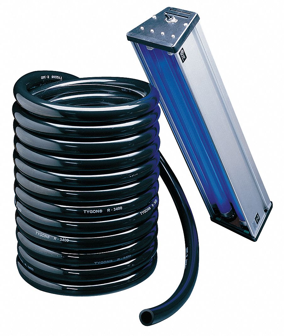 PVC, Black, Tubing 14A081AAE00005 Grainger