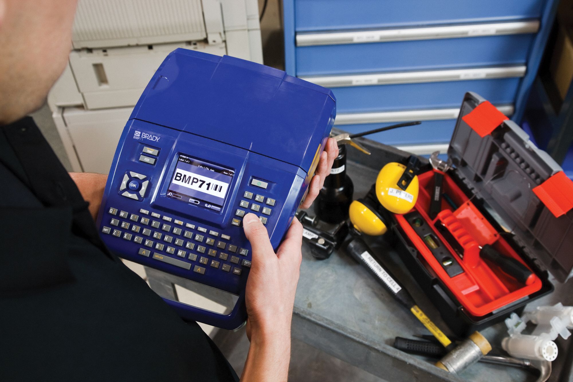 BRADY Portable Label Printer No Wireless Connectivity, 2", 300 dpi