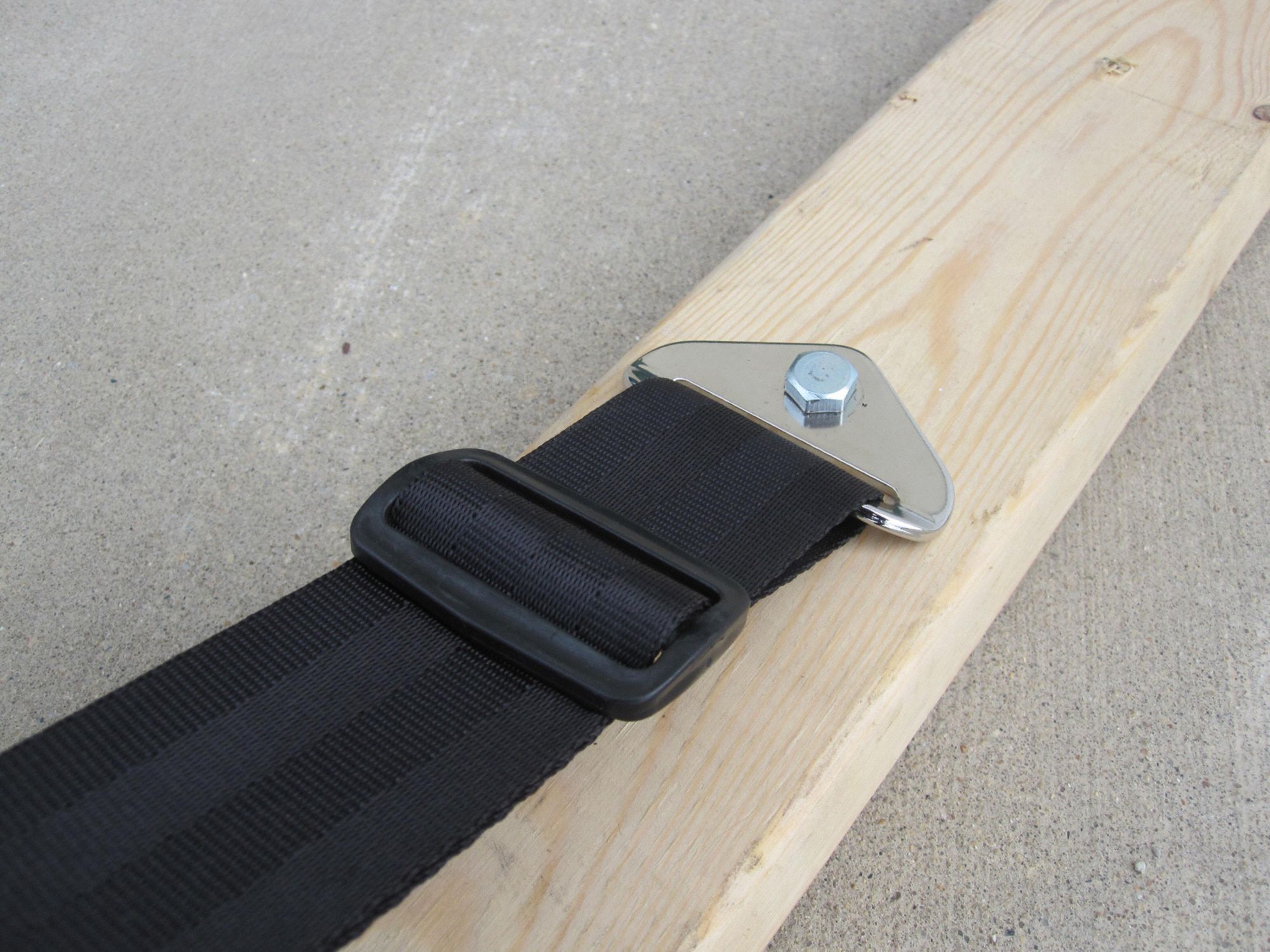 BULKSTRAP Anchor Plate 1 1/2 to 2 in, Stainless Steel, 2 PK 14A771