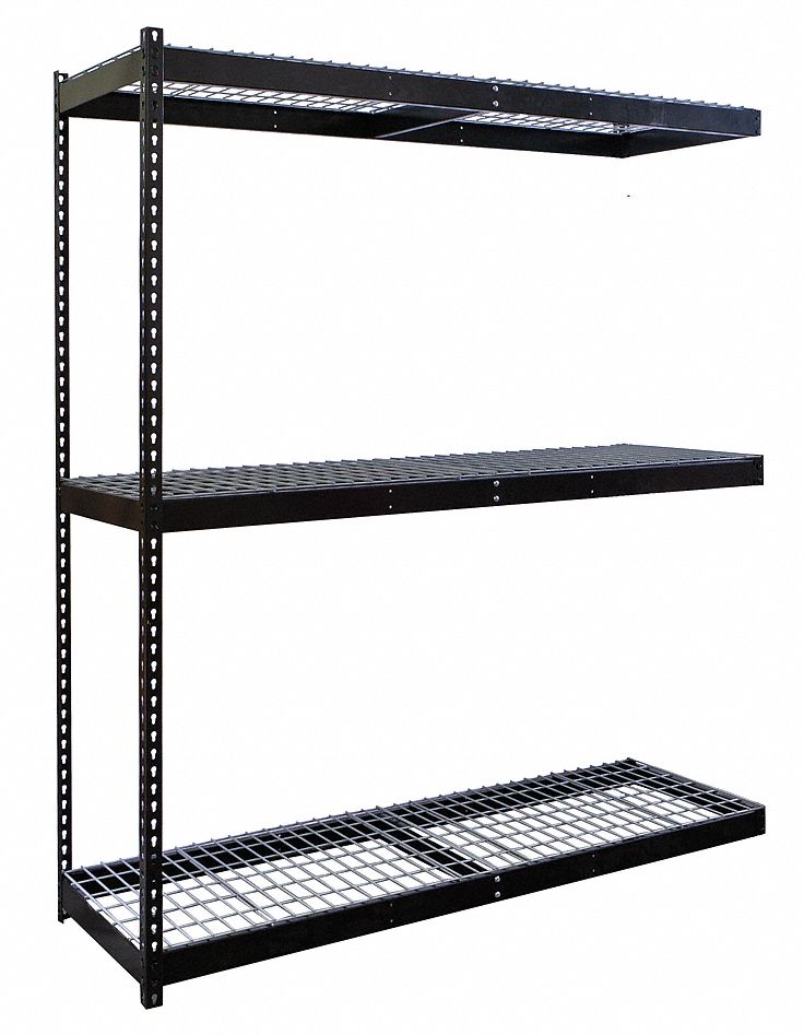 HALLOWELL Boltless Shelving AddOn, MediumDuty, 60 in x 36 in, 84 in
